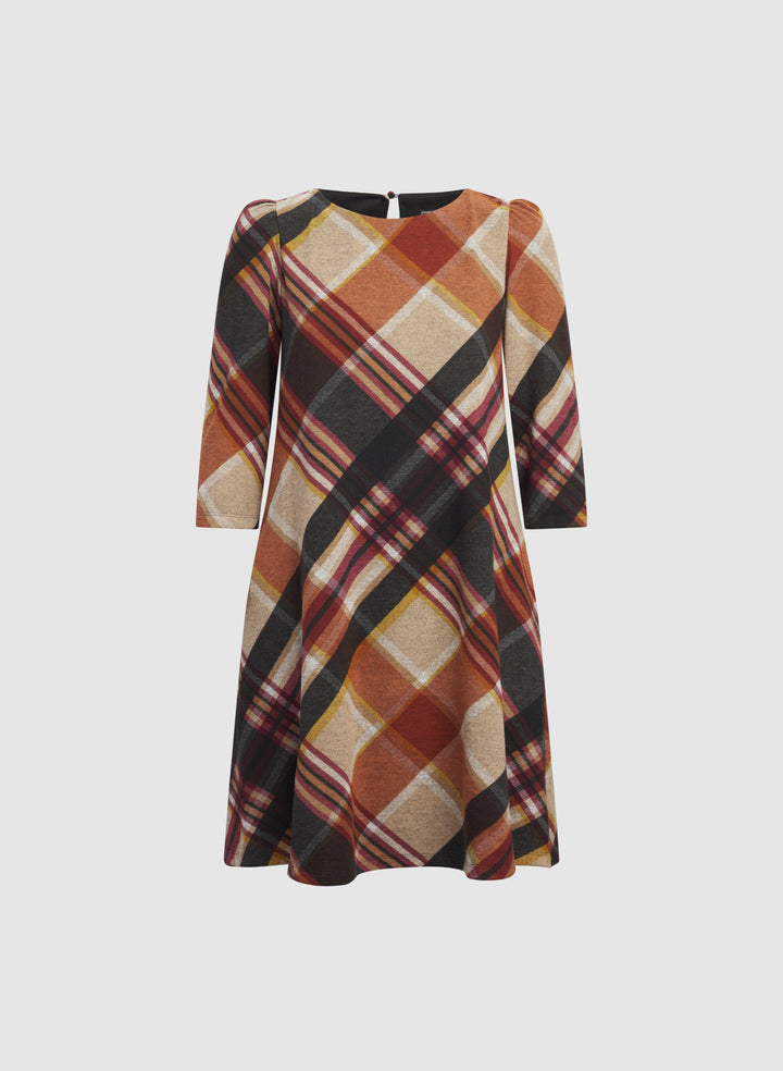 Plaid Sweater Dress