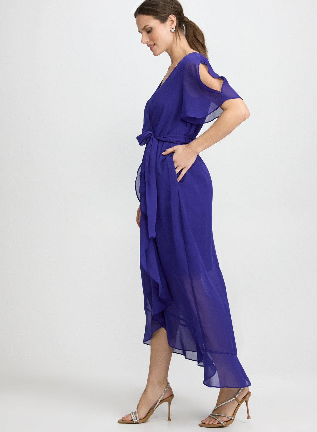 Chiffon Wrap Dress
