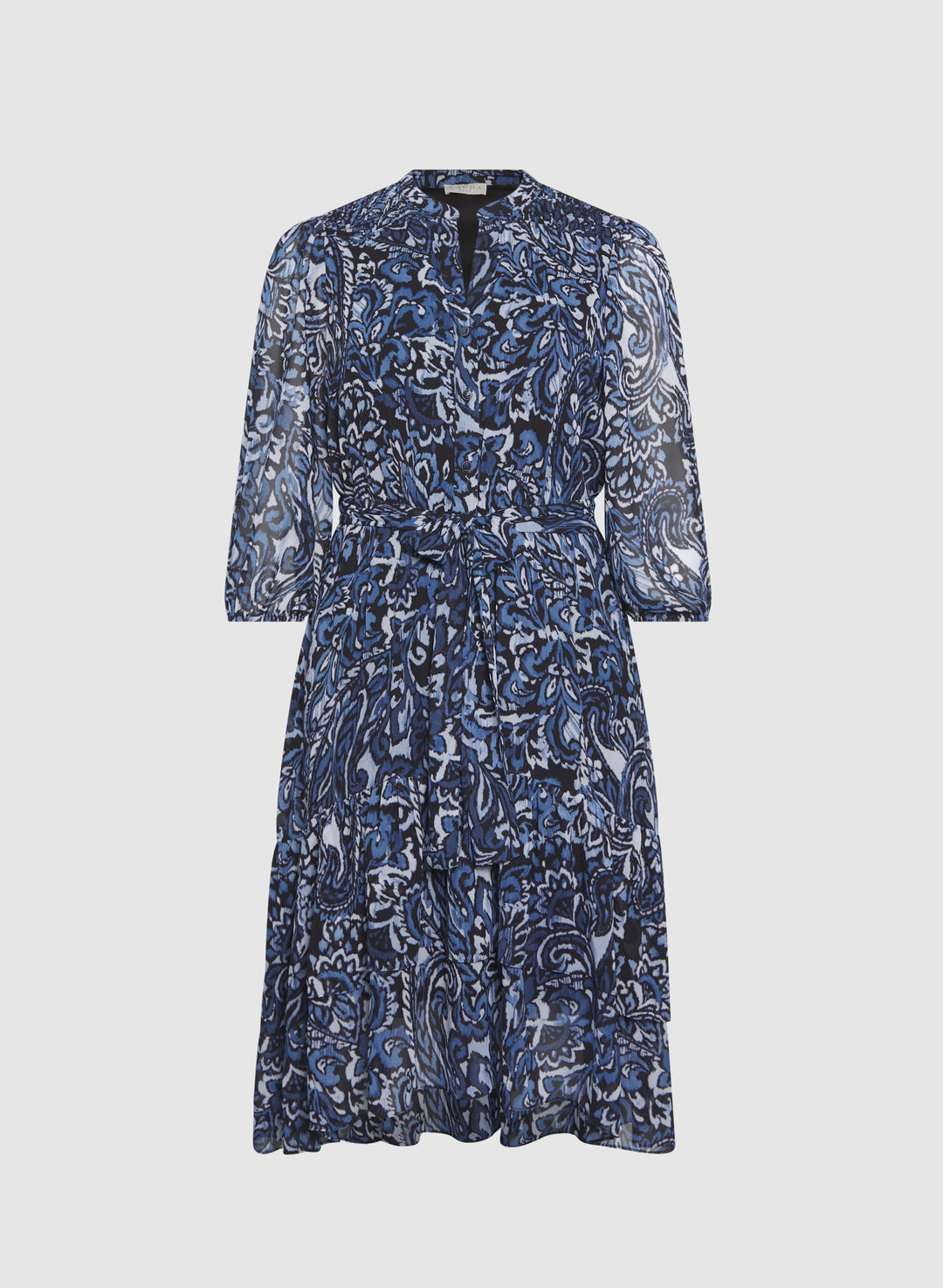 Tiered Paisley Dress