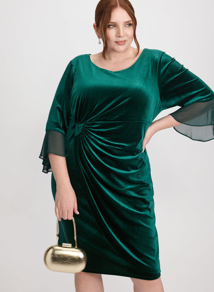 Velvet Overlay Dress
