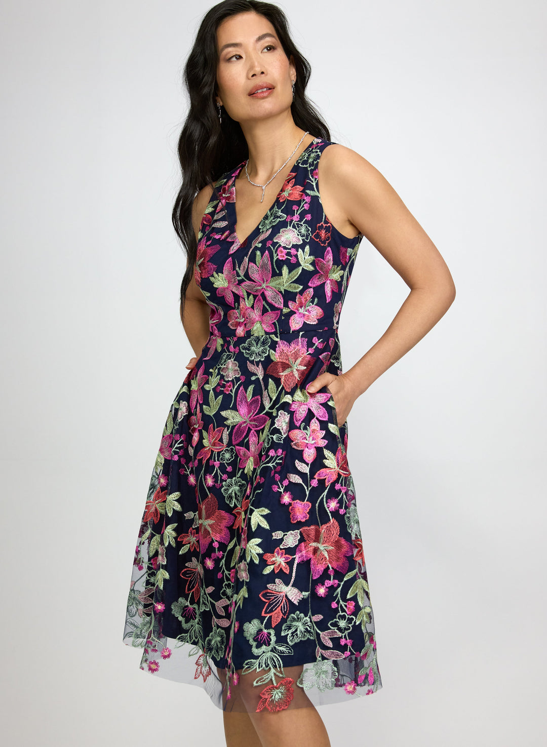 Floral Embroidered Dress