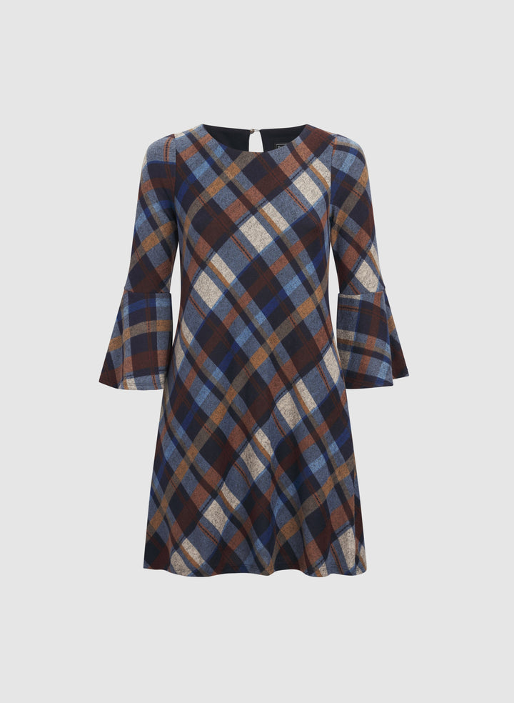 Plaid Sweater Dress