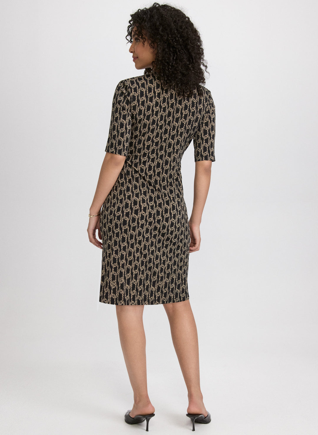 Chain Print Dress