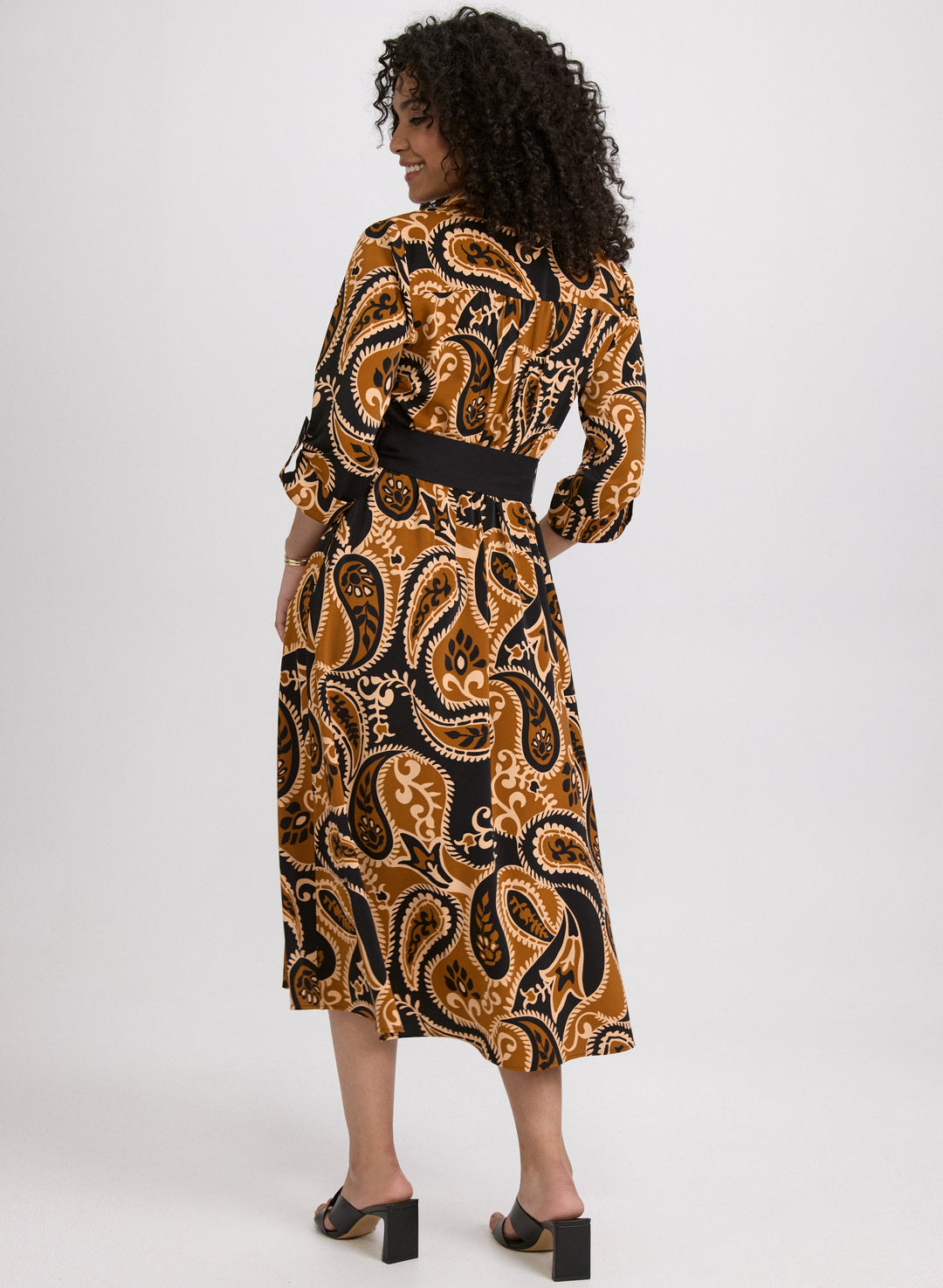 Paisley Shirt Dress