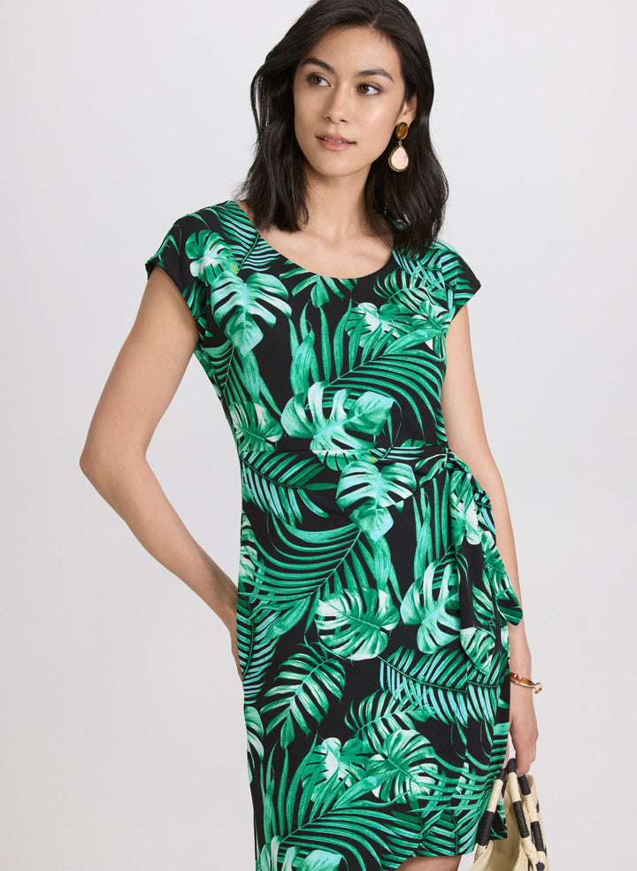Palm Print Dress