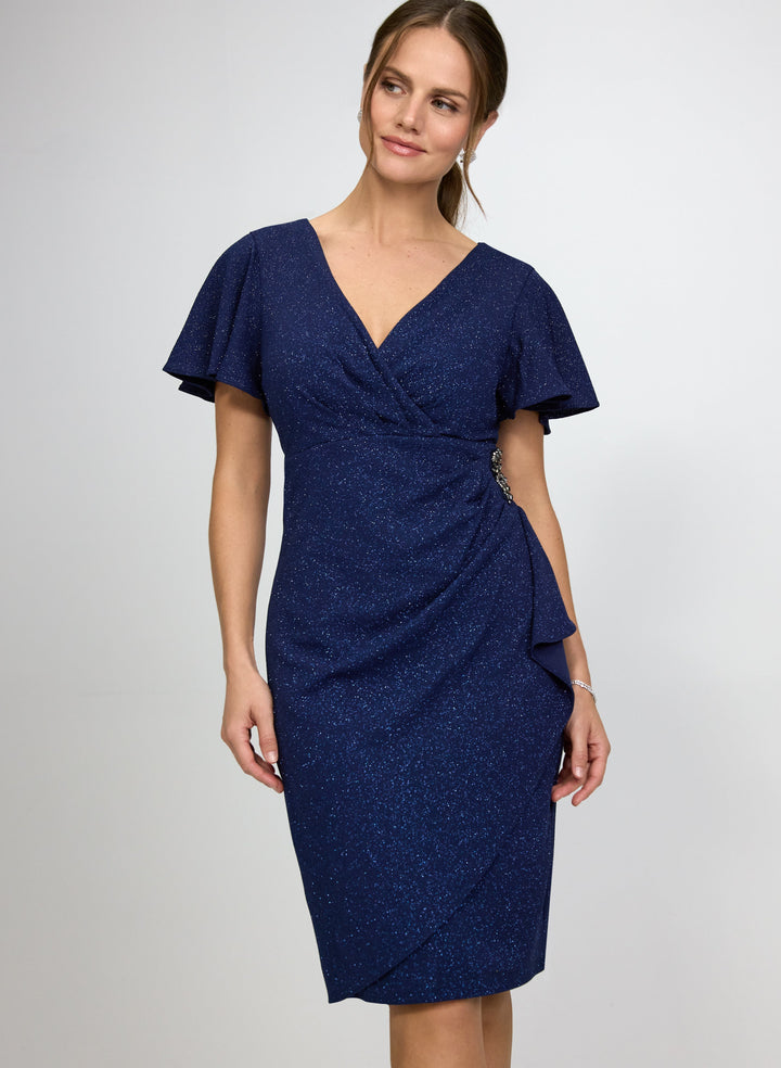 Metallic Knit Dress