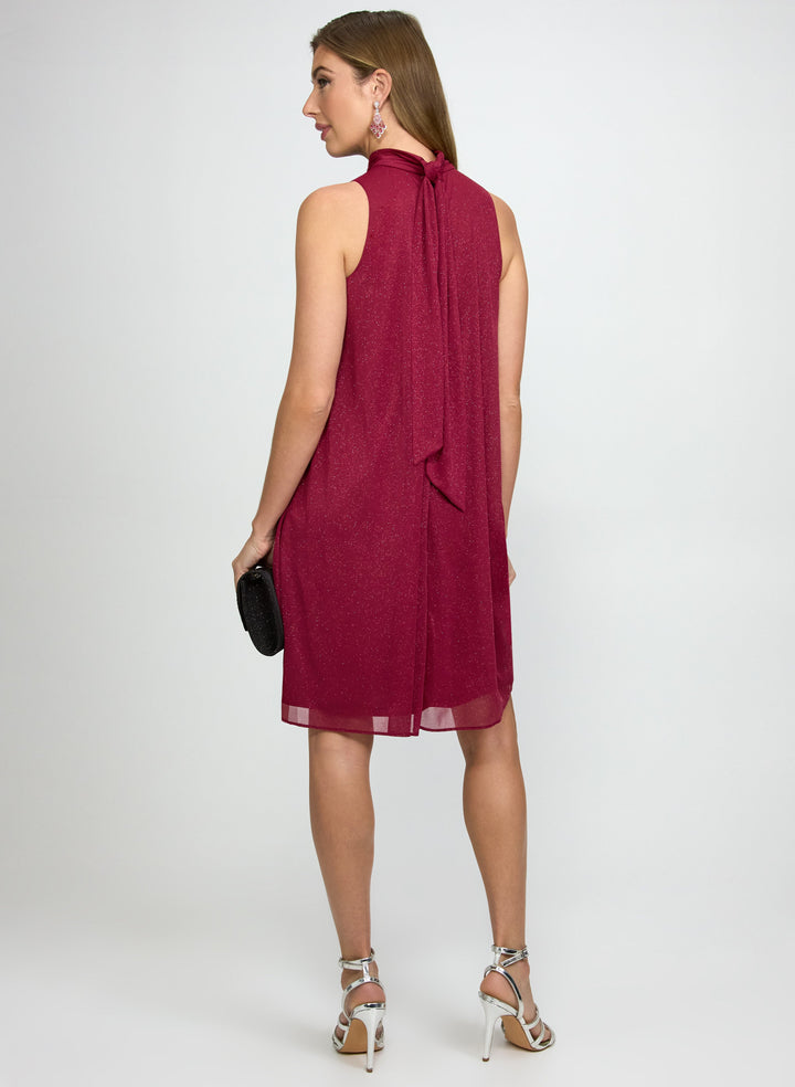 Glitter Halter Neck Dress