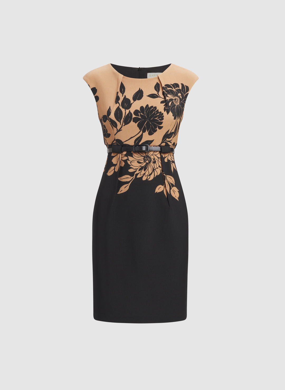 Floral Colour Block Dress