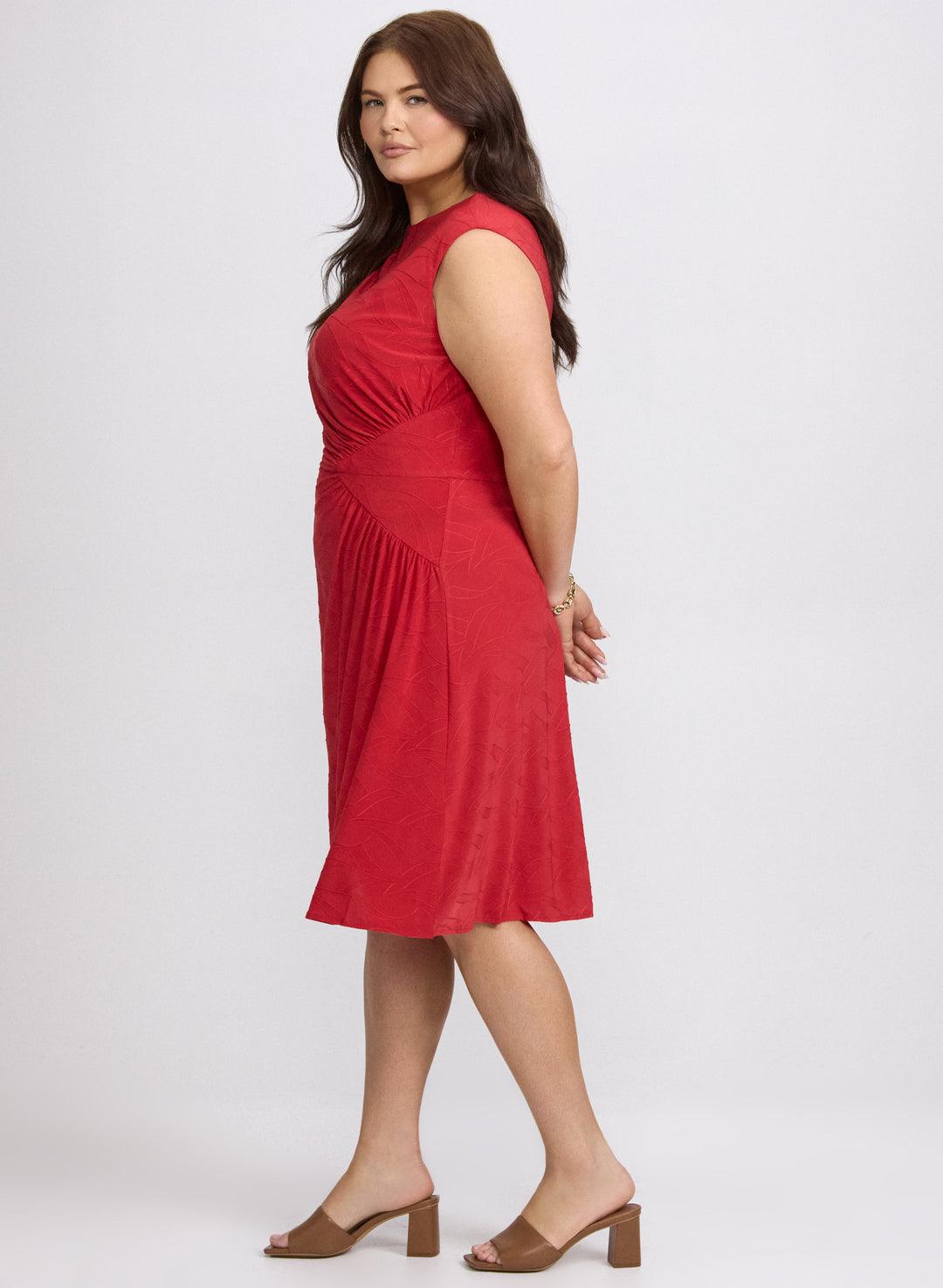 Textured Jersey Dress