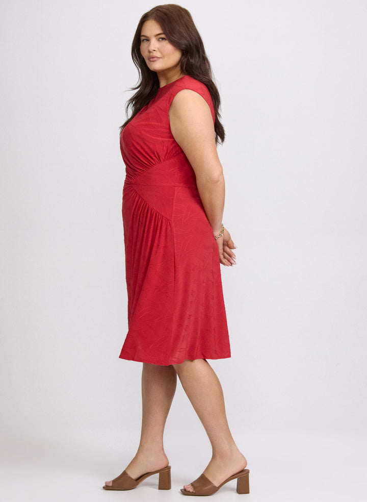 Textured Jersey Dress