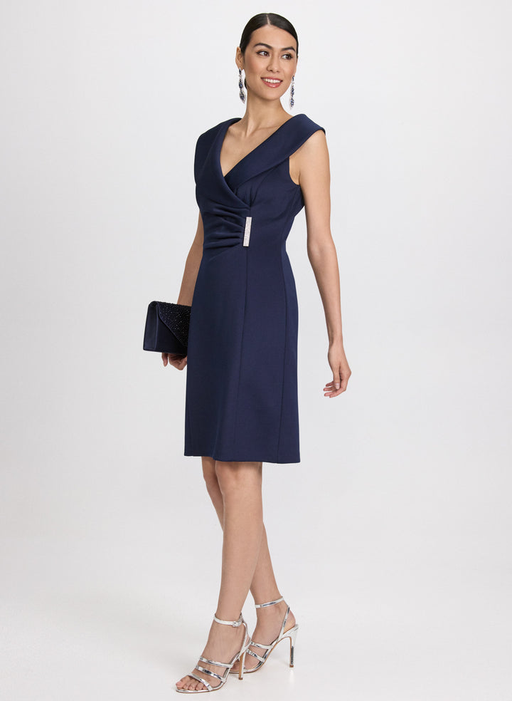 Brooch Detail Dress