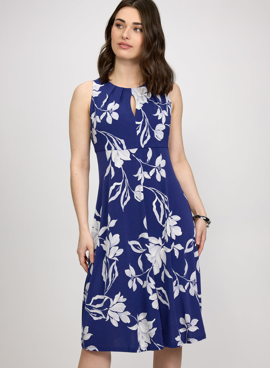 Floral Jersey Midi Dress