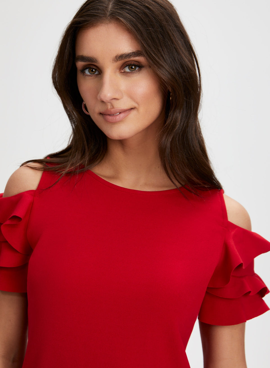 Ruffle Detail Day Dress