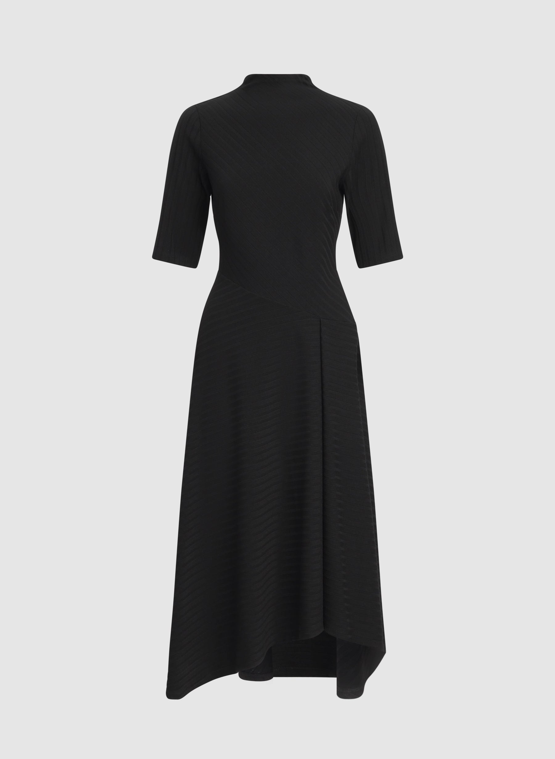 Knit Bias-Cut Dress