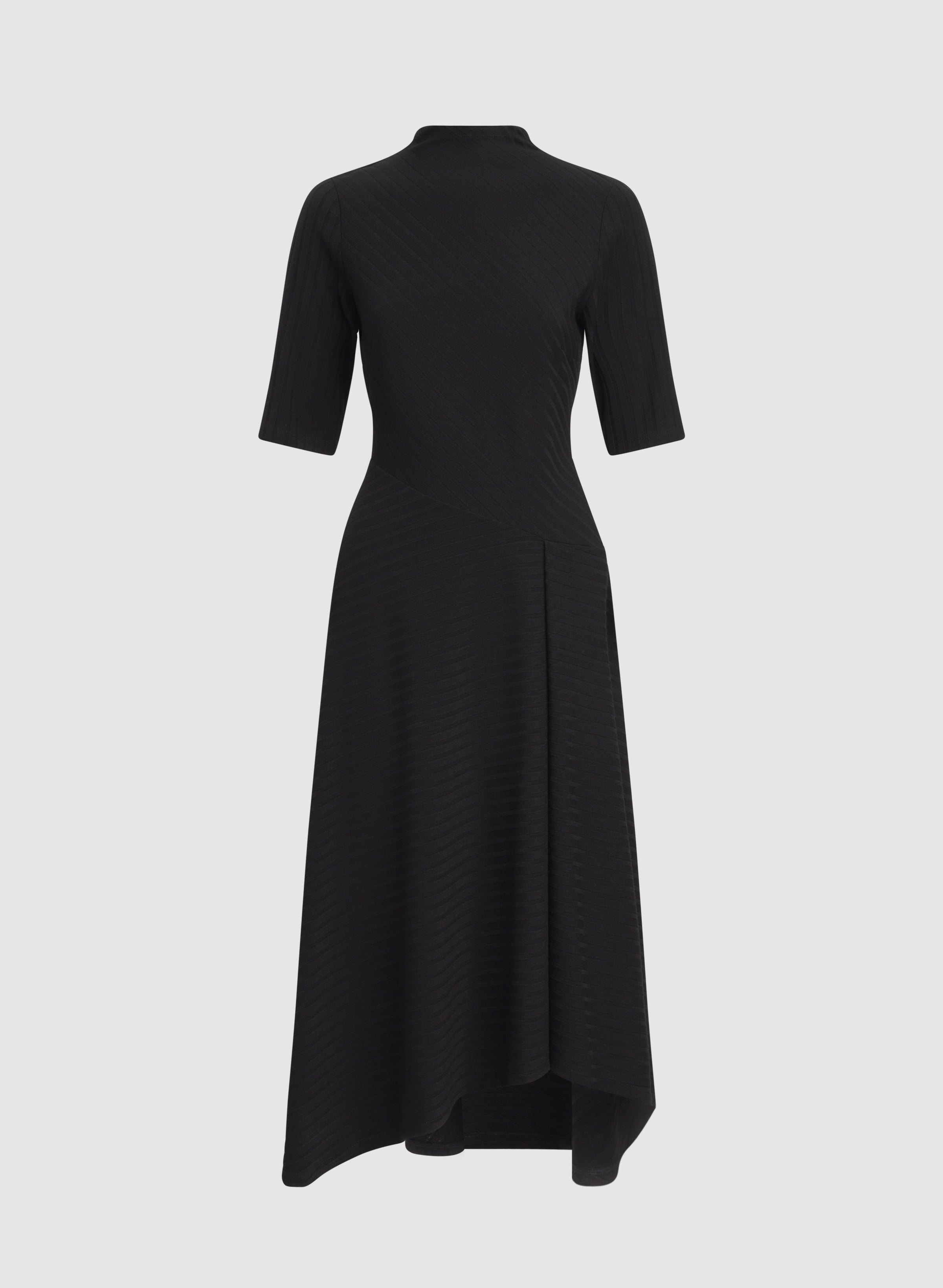 Knit Bias-Cut Dress