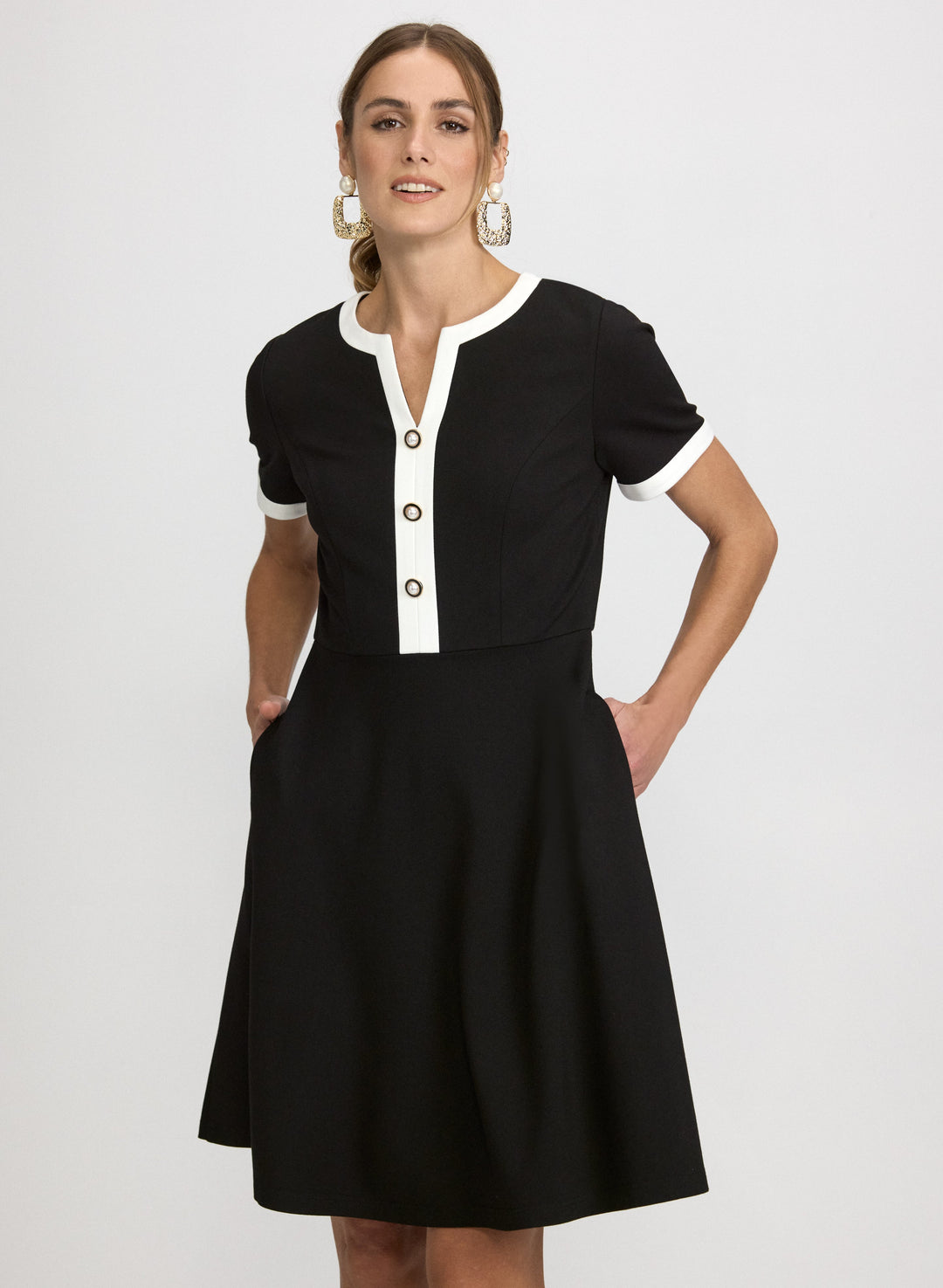 Button Detail Dress