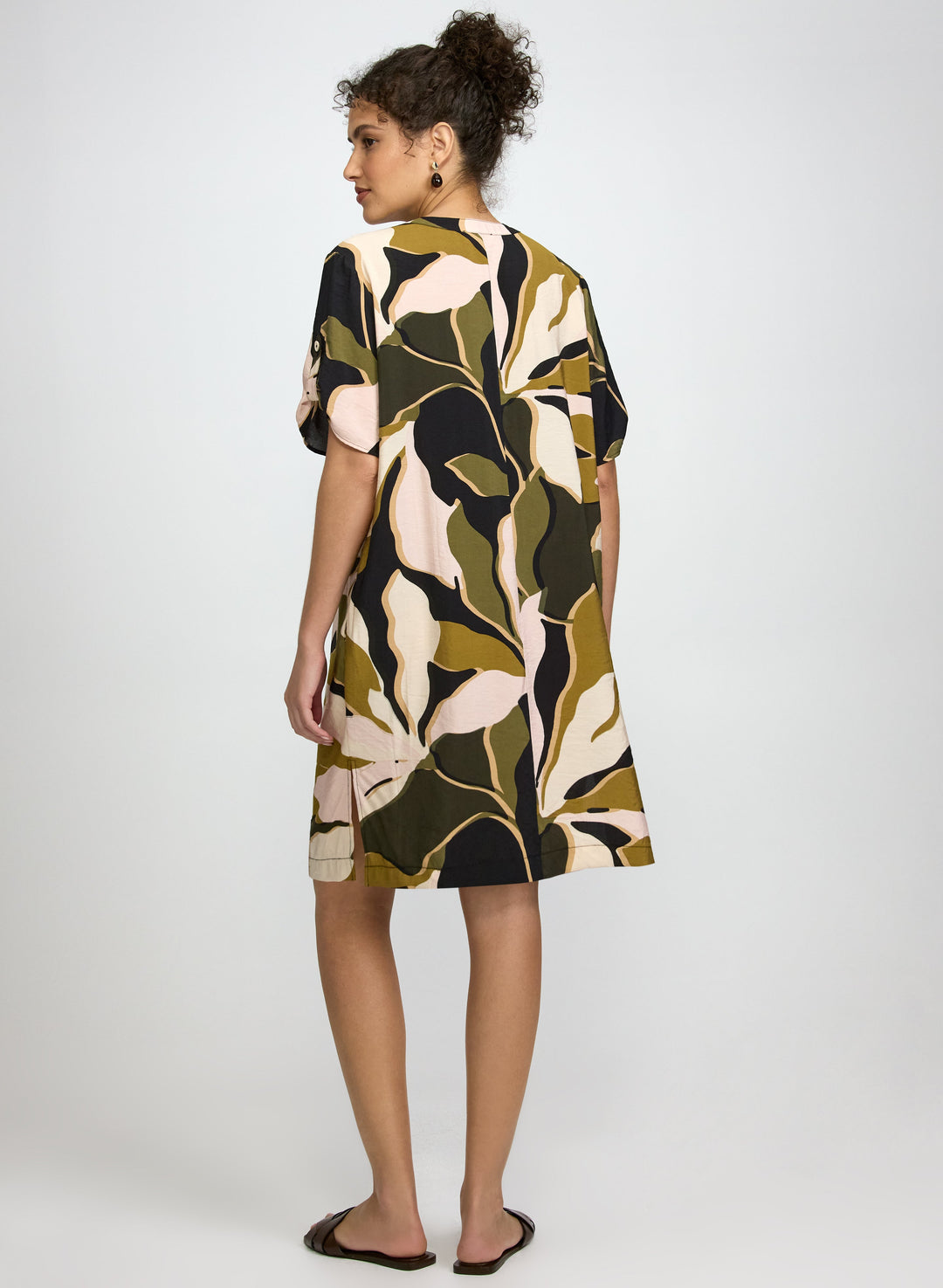 Leaf Print Dress