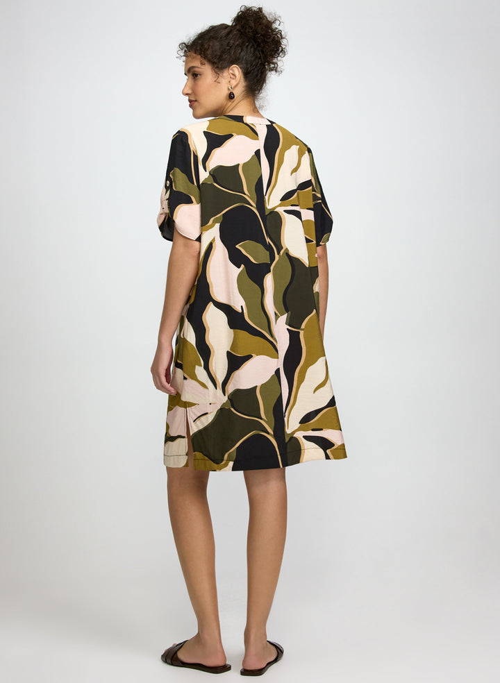 Leaf Print Dress