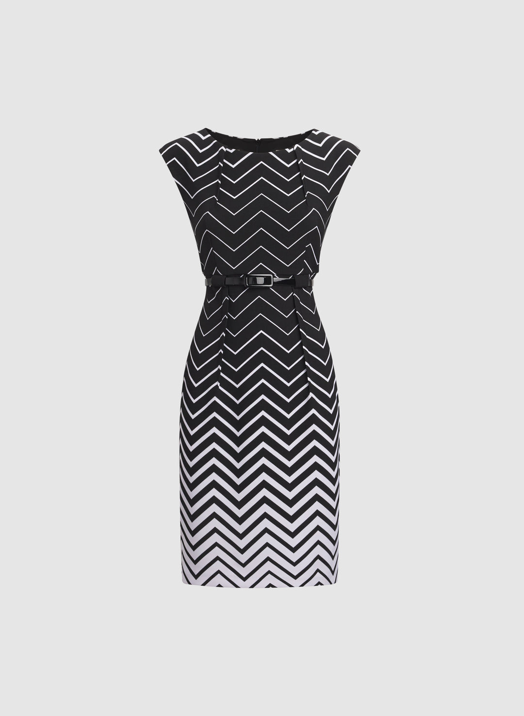 Ombre Zig-Zag Dress