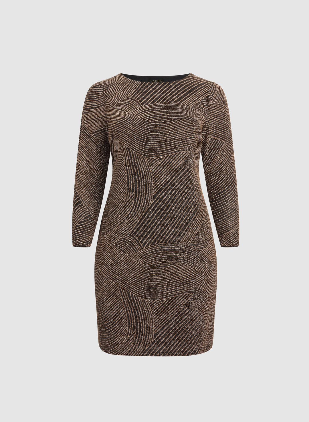 Metallic Jacquard Dress