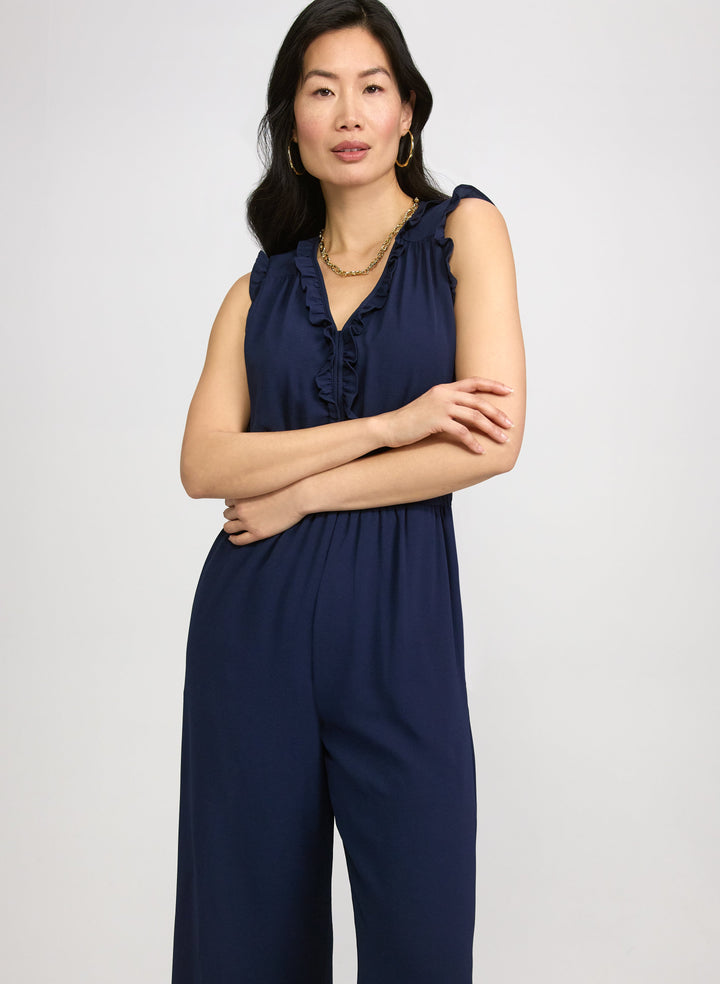 Frilled Trim Jumpsuit