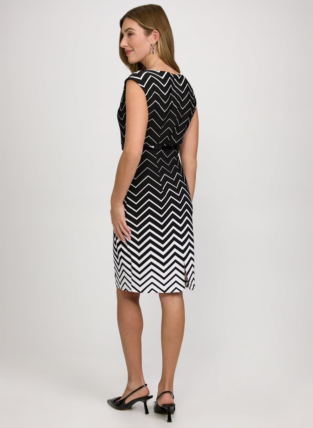 Ombre Zig-Zag Dress