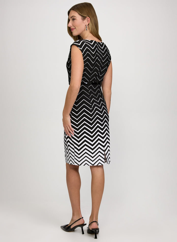 Ombre Zig-Zag Dress