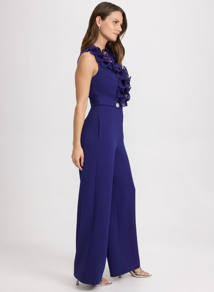 Organza Ruffle Detail Jumpsuit