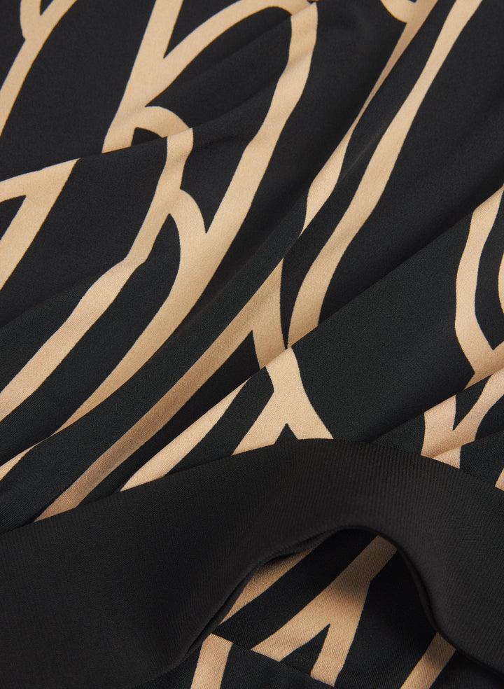Geometric Jersey Dress