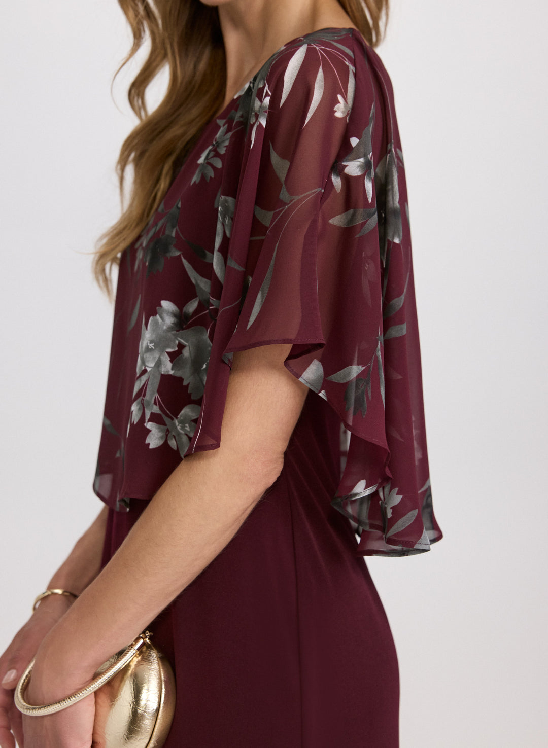 Floral Capelet Dress