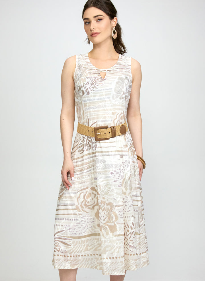 Tonal Printed Dress