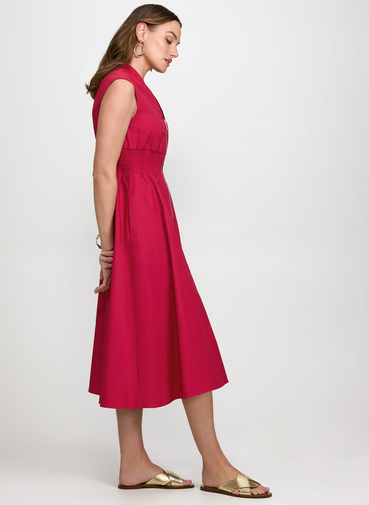 Zip Fit & Flare Dress