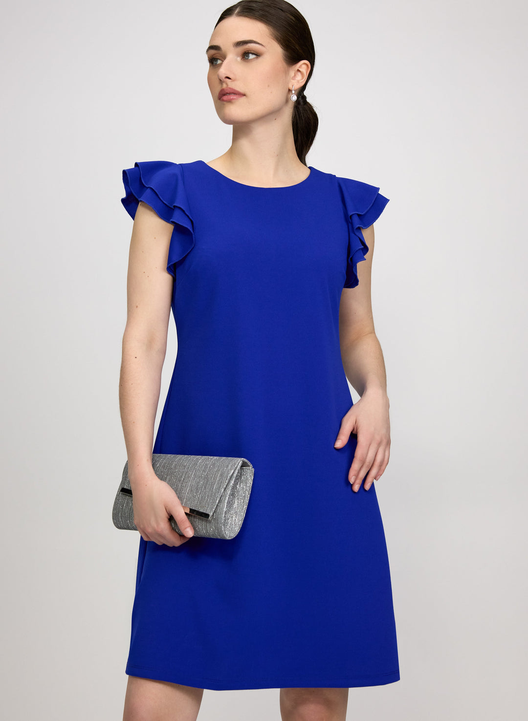 Ruffle Sleeve Dress