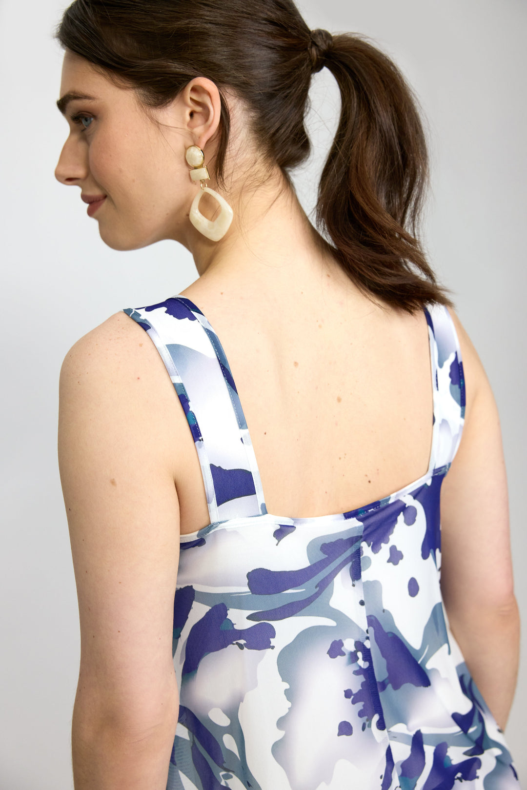 Marble Print Dress