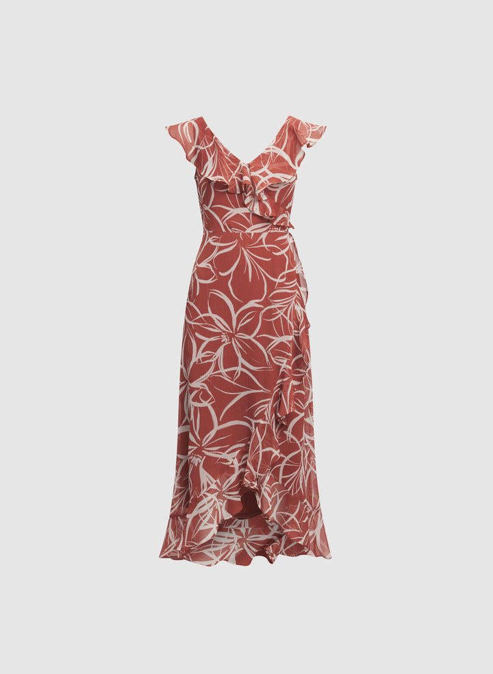Floral Chiffon Dress