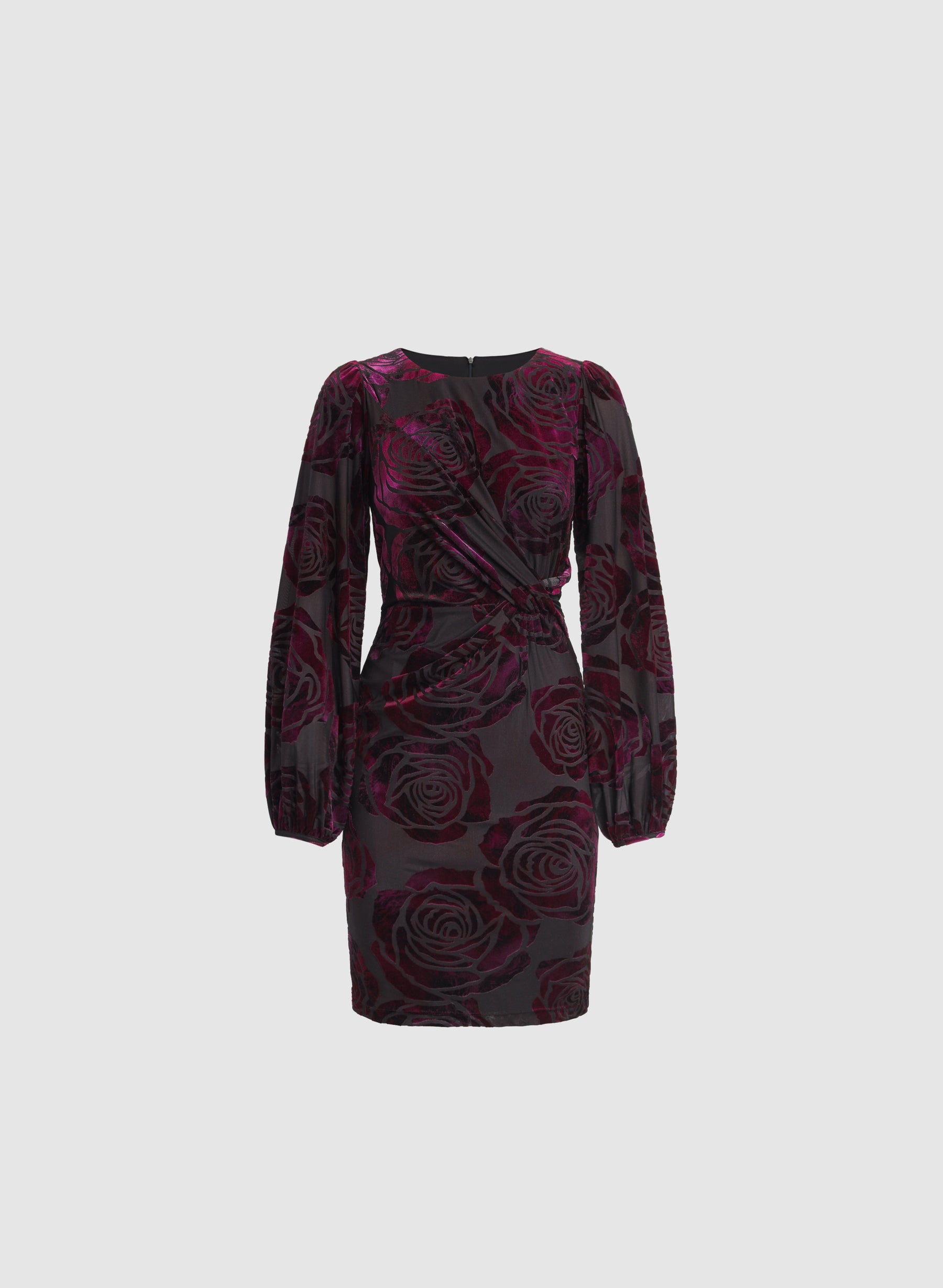 Rose Velvet Dress