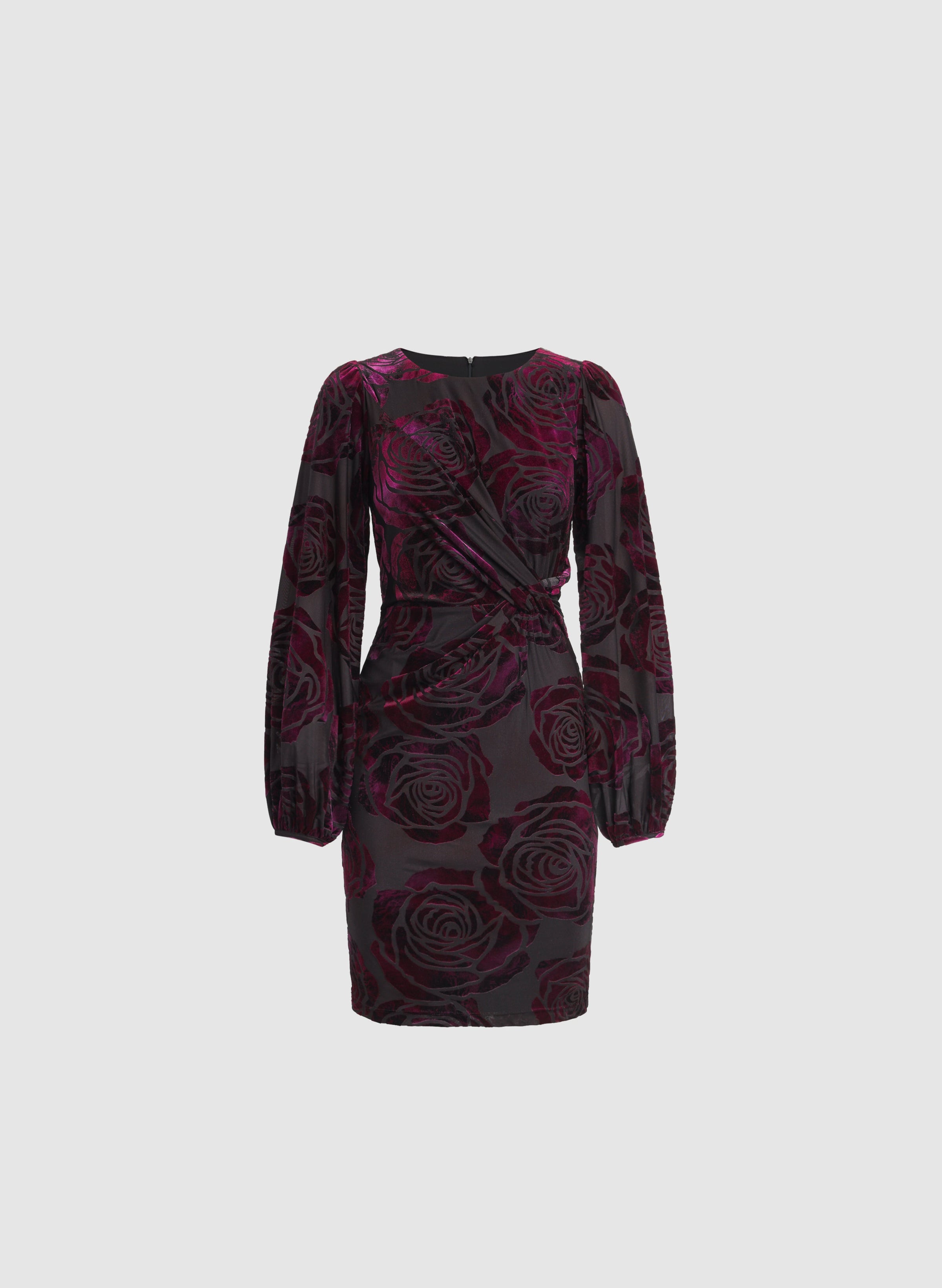 Rose Velvet Dress