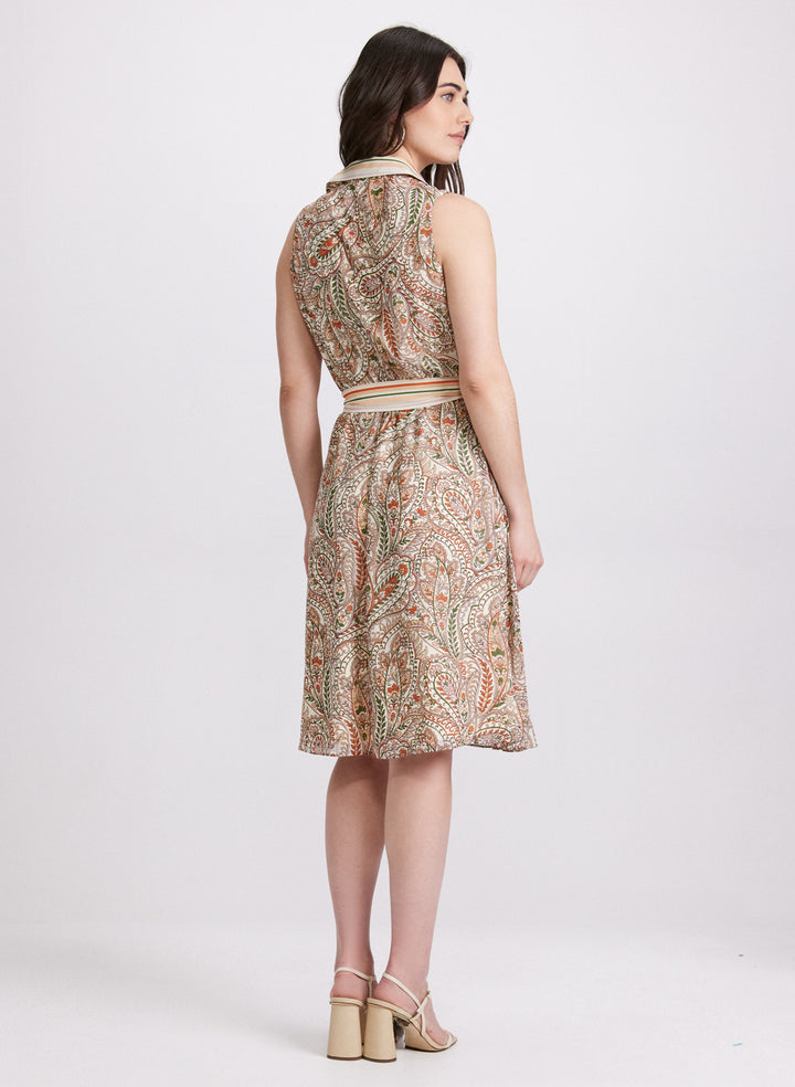 Paisley Shirt Dress