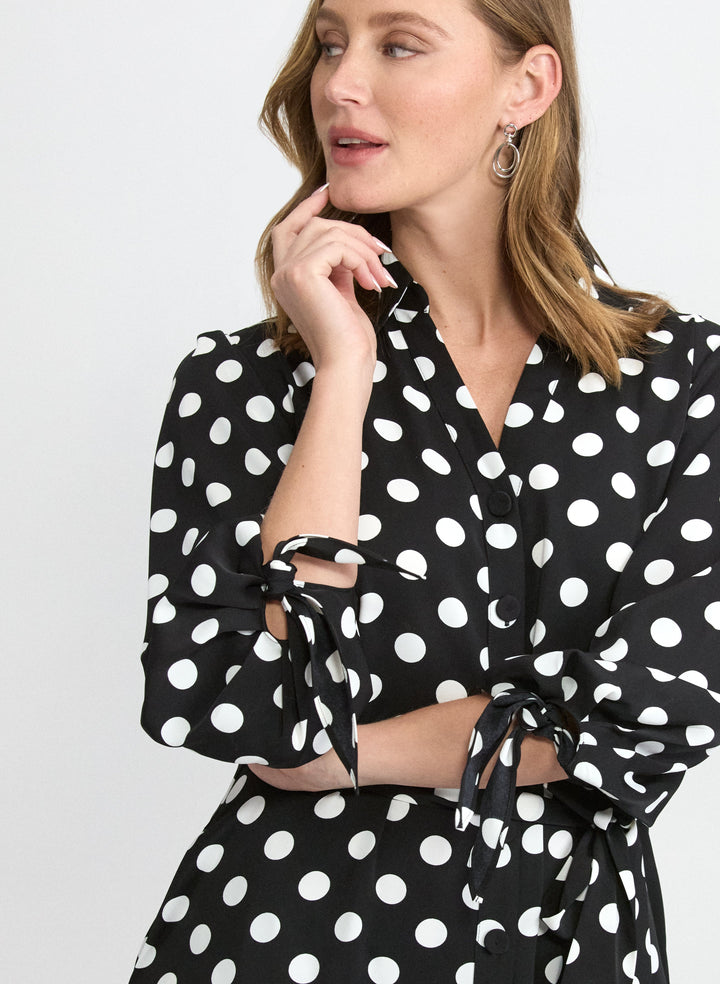 Polka Dot Shirt Dress