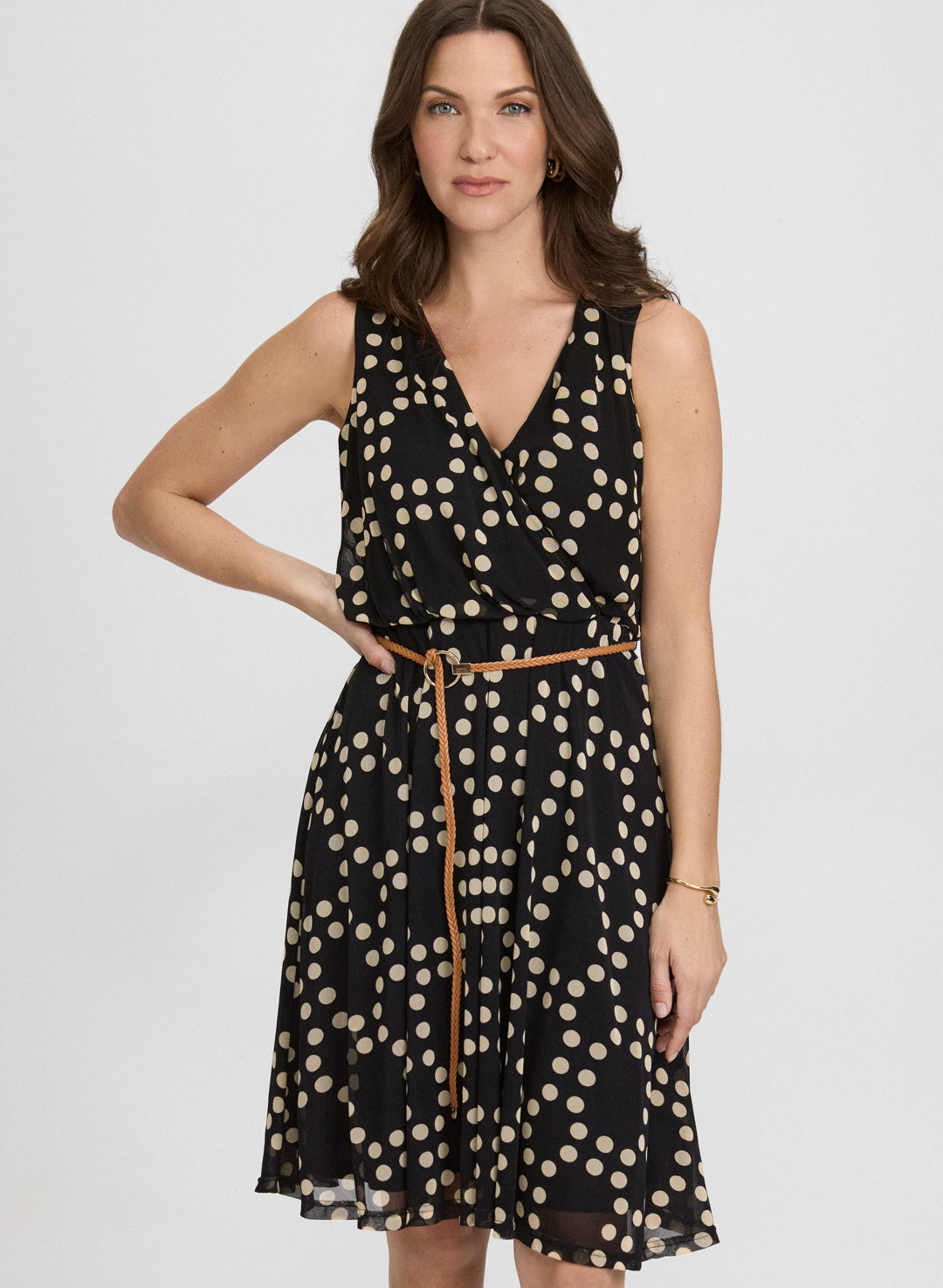 Mixed Polka Dot Dress