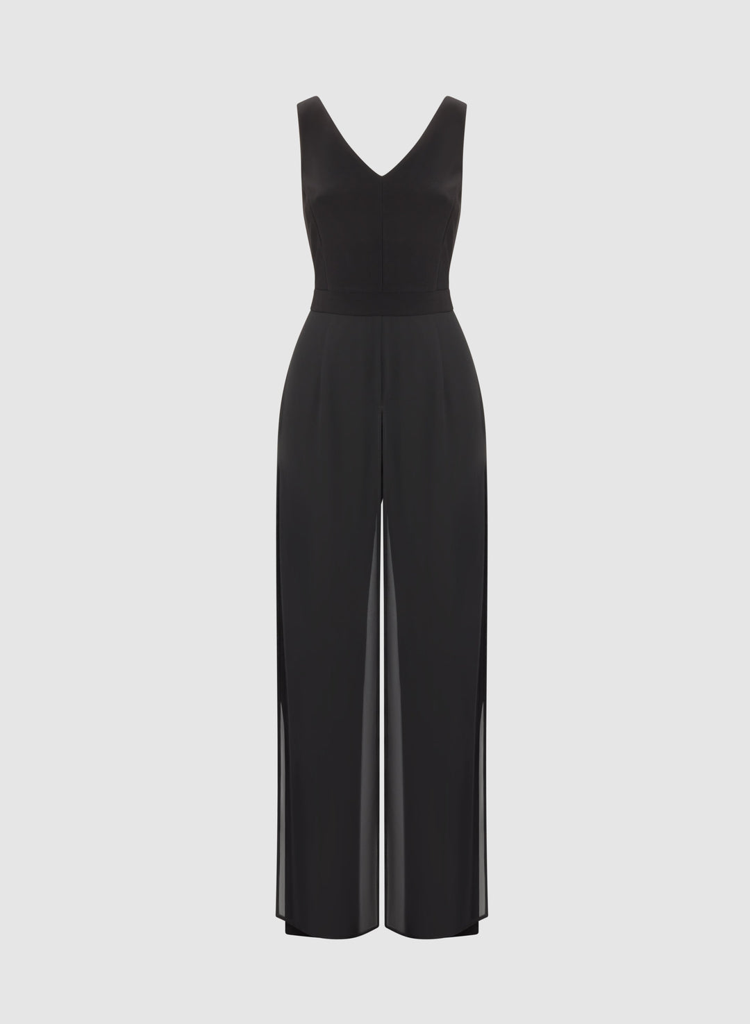 Chiffon Overlay Jumpsuit