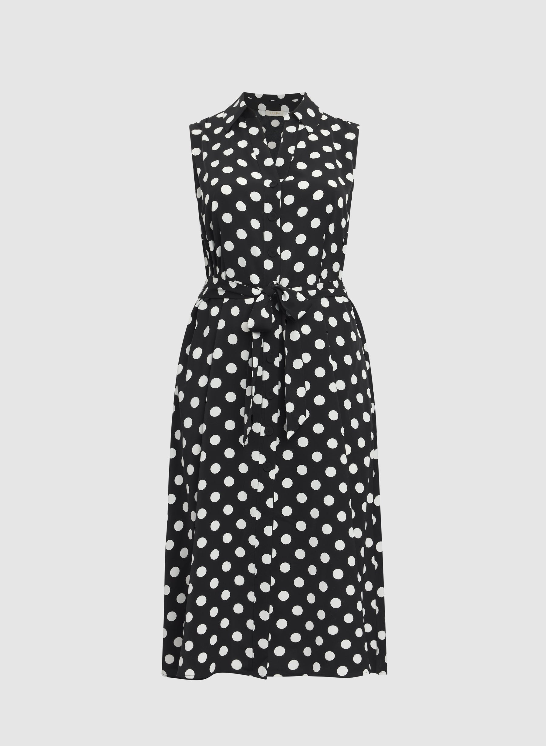 Polka Dot Shirt Dress
