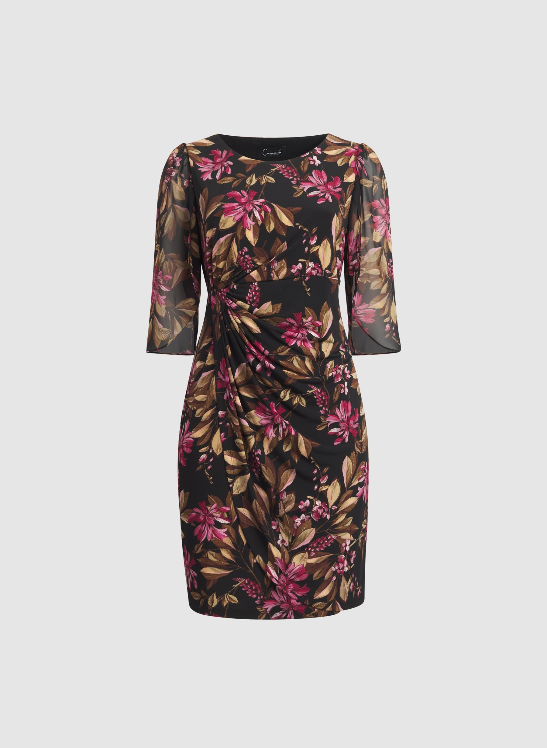 Floral Split Sleeve Dress