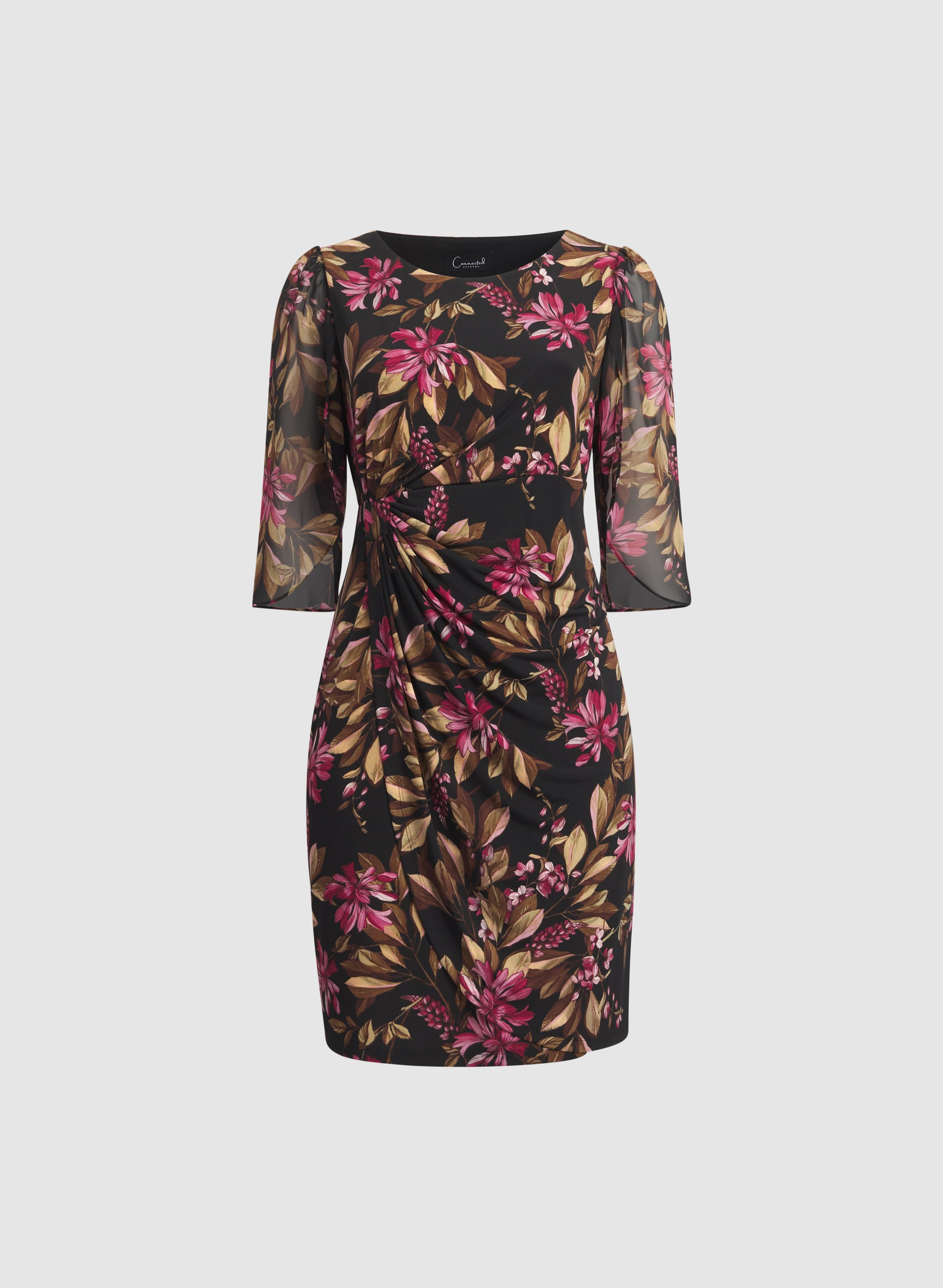 Floral Split Sleeve Dress