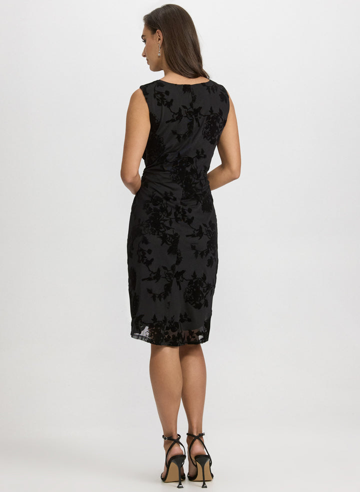 Velvet Flocked Dress
