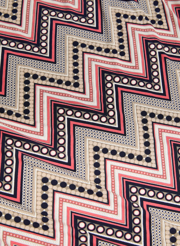 Chevron Print Dress