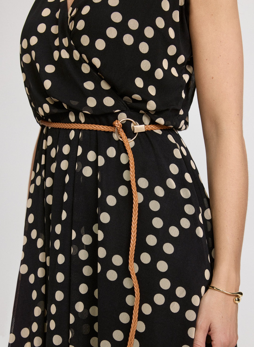 Mixed Polka Dot Dress