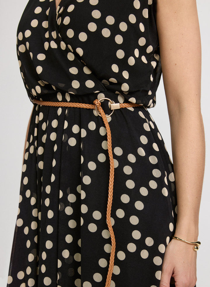 Mixed Polka Dot Dress