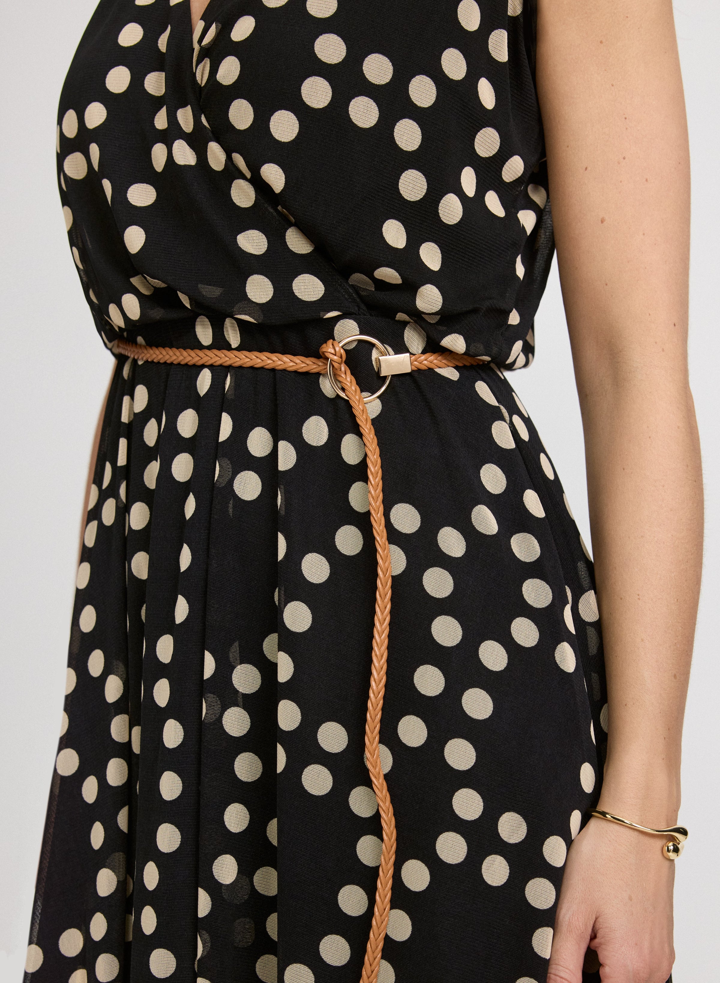 Mixed Polka Dot Dress