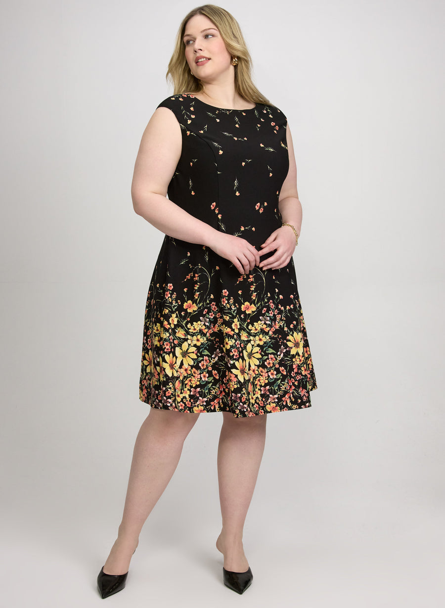 Fit & Flare Floral Dress